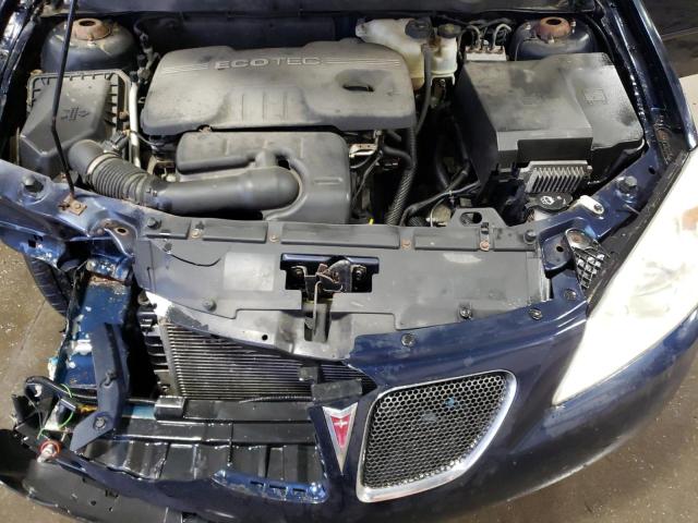 1G2ZF57B784115875 - 2008 PONTIAC G6 VALUE LEADER BLUE photo 11