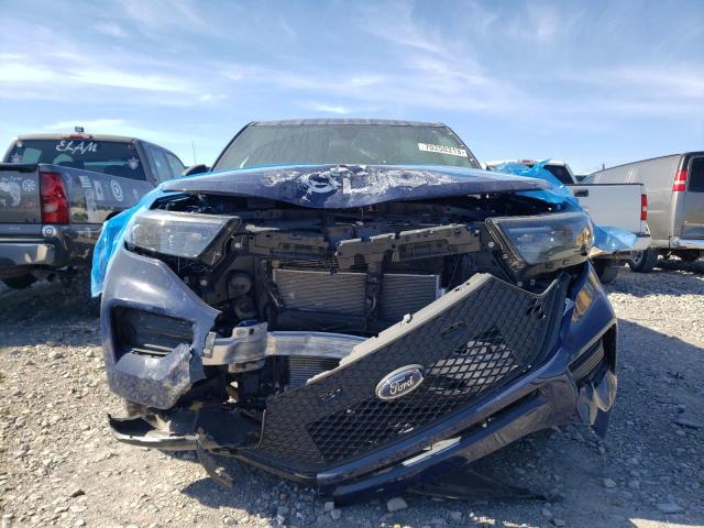 1FM5K8AB7MGB53627 - 2021 FORD EXPLORER POLICE INTERCEPTOR ლურჯი ფოტო 5