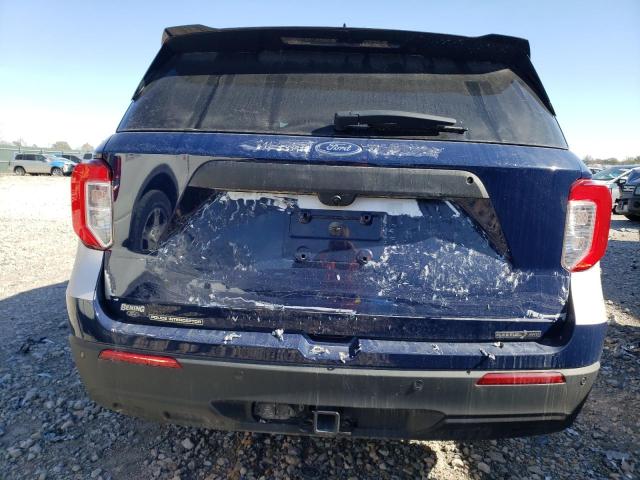 1FM5K8AB7MGB53627 - 2021 FORD EXPLORER POLICE INTERCEPTOR ლურჯი ფოტო 6