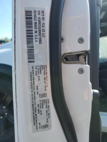 1C6RR7GG8NS219963 - 2022 RAM 1500 CLASS SLT 白色 照片 12