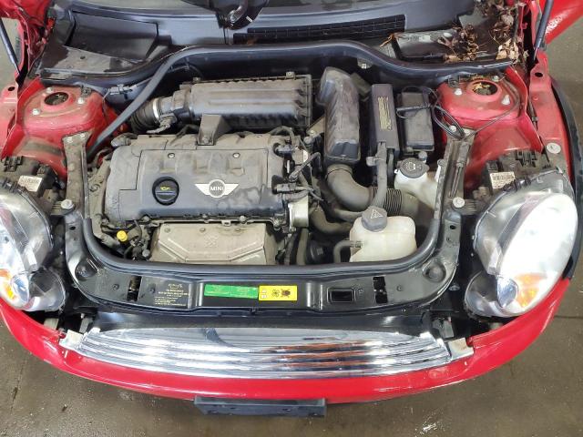 WMWMF3C56ATZ62941 - 2010 MINI COOPER RED photo 11