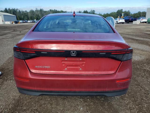 1HGCY1F38PA801164 - 2023 HONDA ACCORD EX RED photo 6