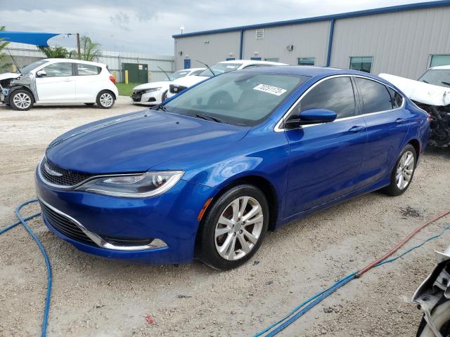 1C3CCCAB3FN636756 - 2015 CHRYSLER 200 LIMITED BLUE photo 1