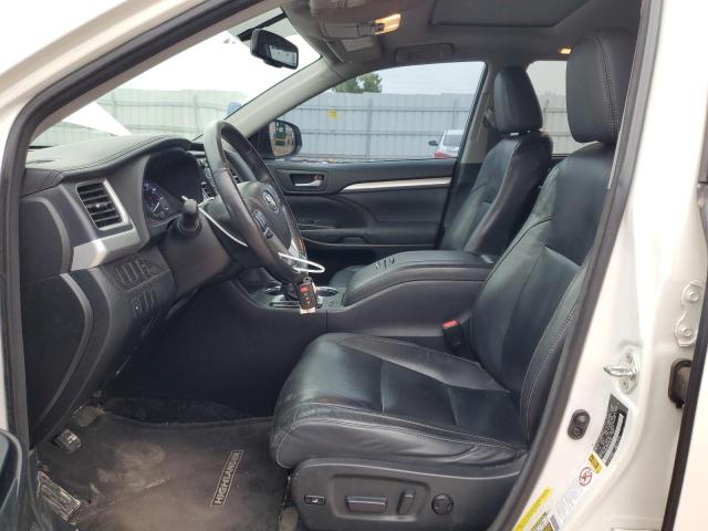 5TDKKRFH9ES020854 - 2014 TOYOTA HIGHLANDER XLE WHITE photo 7