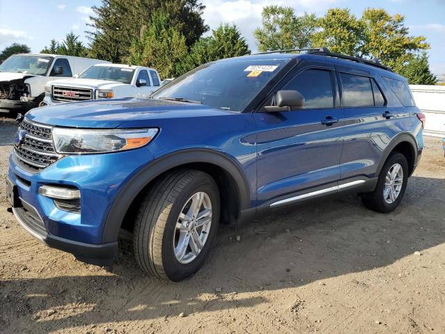 1FMSK8DH0LGB60131 - 2020 FORD EXPLORER XLT BLUE photo 1