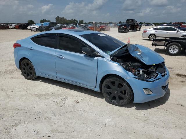 KMHDH4AE3DU504161 - 2013 HYUNDAI ELANTRA GLS BLUE photo 4