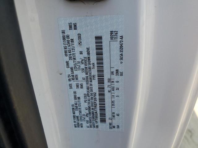 1FT8X2AT7REF20702 - 2024 FORD F250 SUPER DUTY WHITE photo 13
