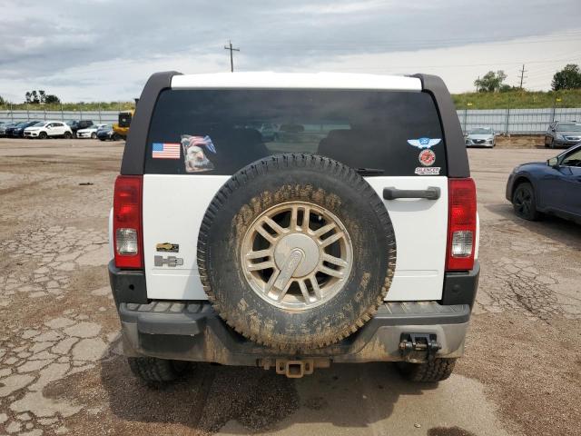 5GTDN136668286254 - 2006 HUMMER H3 WHITE photo 6