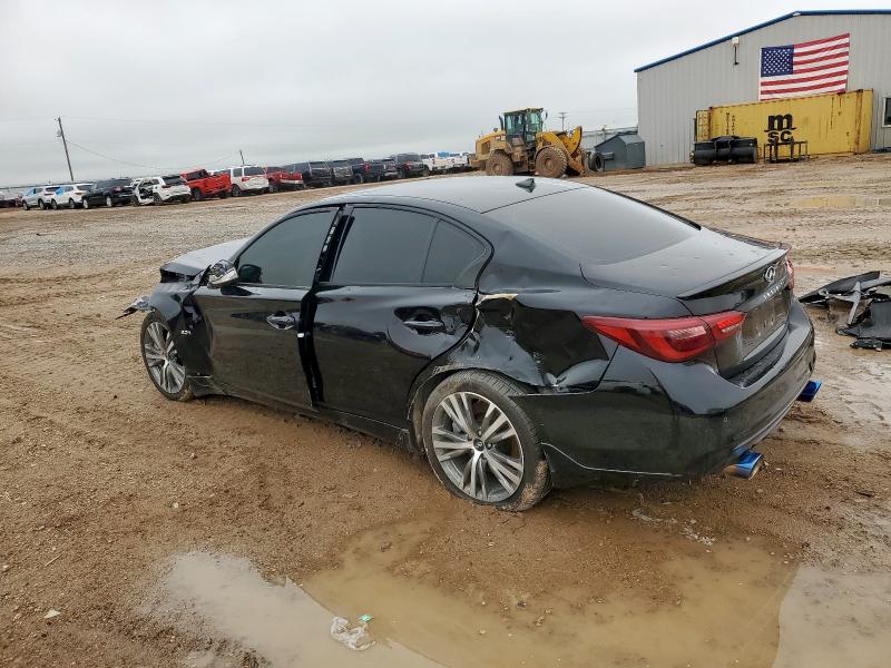 JN1EV7AP9KM512012 - 2019 INFINITI Q50 LUXE შავი ფოტო 2