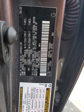 JTEMU5JR8N6072158 - 2022 TOYOTA 4RUNNER SR5/SR5 PREMIUM Сұр фото 13