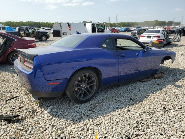 2C3CDZFJ8MH619229 - 2021 DODGE CHALLENGER R/T SCAT PACK BLUE photo 3