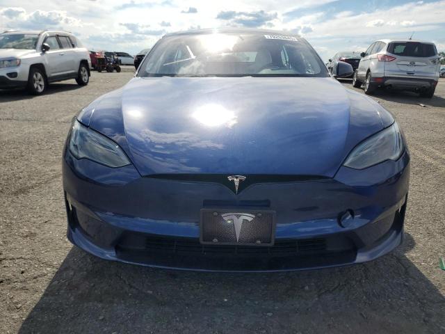 5YJSA1E58PF510558 - 2023 TESLA MODEL S BLUE photo 5