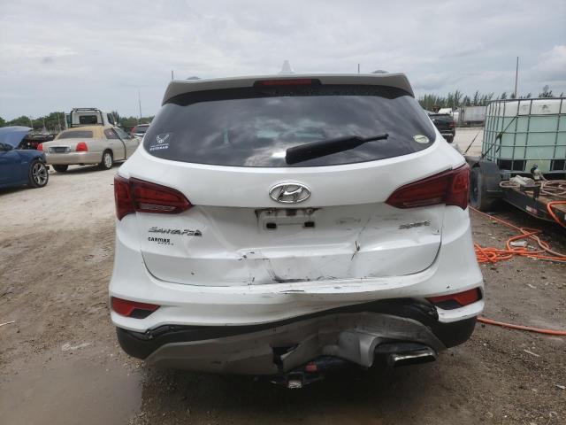 5NMZU3LB7JH059591 - 2018 HYUNDAI SANTA FE S WHITE photo 6