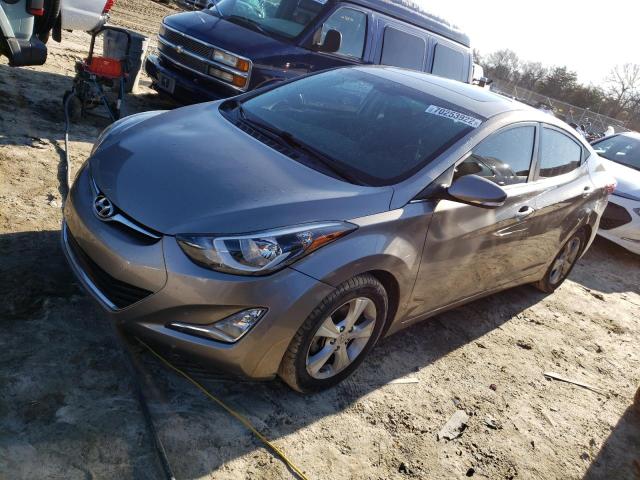 5NPDH4AE5GH775208 - 2016 HYUNDAI ELANTRA SE GRAY photo 1