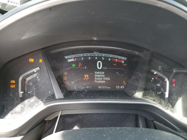 7FARW1H85JE022301 - 2018 HONDA CR-V EXL GRAY photo 9