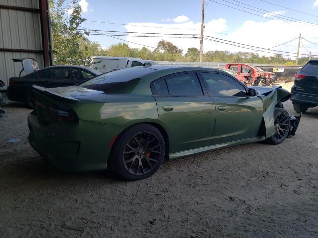 2C3CDXL90JH230028 - 2018 DODGE CHARGER SRT HELLCAT GREEN photo 3