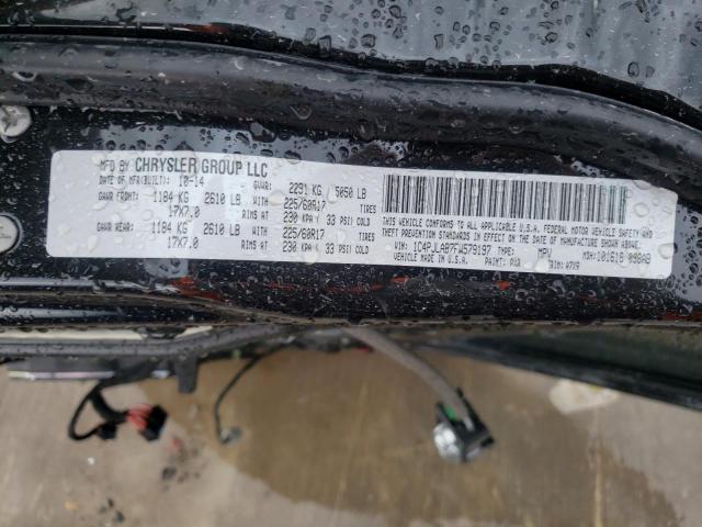 1C4PJLAB7FW579197 - 2015 JEEP CHEROKEE S BLACK photo 13