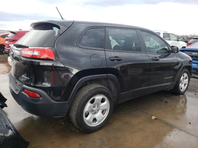 1C4PJLAB7FW579197 - 2015 JEEP CHEROKEE S BLACK photo 3