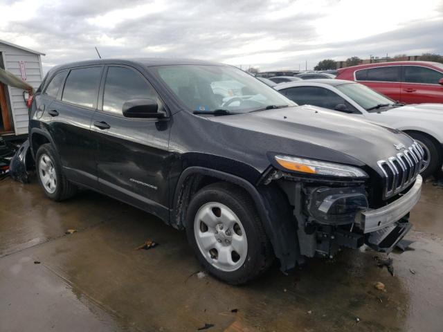 1C4PJLAB7FW579197 - 2015 JEEP CHEROKEE S BLACK photo 4