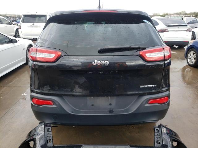 1C4PJLAB7FW579197 - 2015 JEEP CHEROKEE S BLACK photo 6