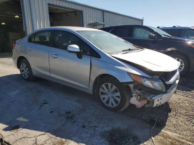 19XFB2F51CE388483 - 2012 HONDA CIVIC LX SILVER photo 4