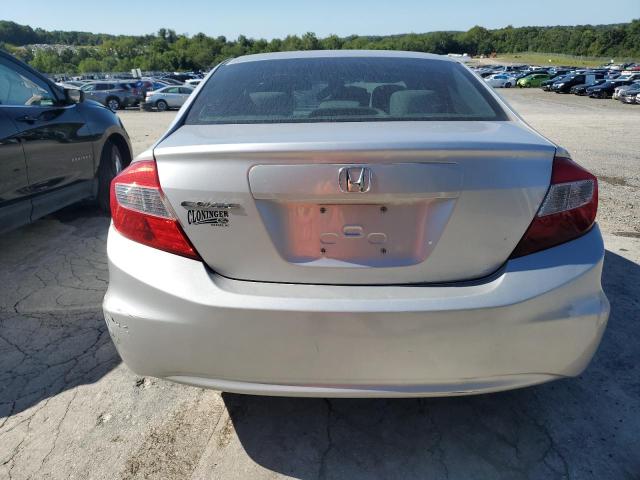 19XFB2F51CE388483 - 2012 HONDA CIVIC LX SILVER photo 6