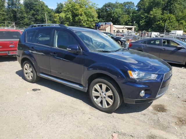 JA4AS3AW8DU010173 - 2013 MITSUBISHI OUTLANDER SE 蓝色 照片 4