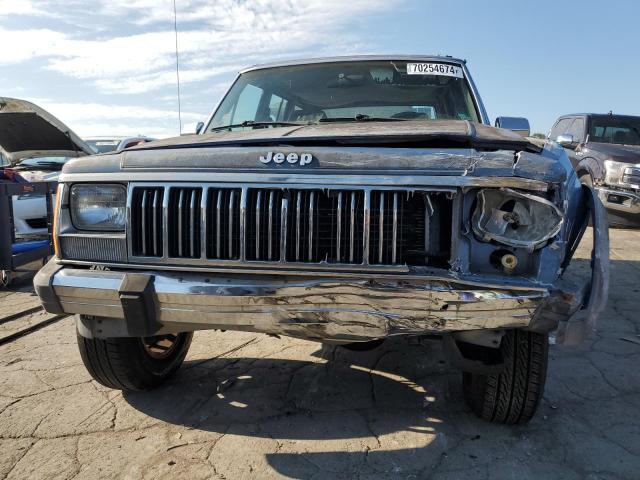 1J4FJ58L6LL105058 - 1990 JEEP CHEROKEE LAREDO BLUE photo 5