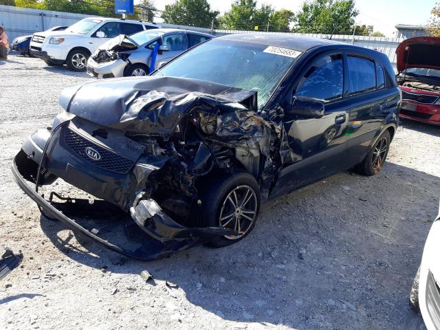 KNADE243796475526 - 2009 KIA RIO 5 SX BLACK photo 1