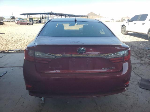 JTHBW1GG1G2108141 - 2016 LEXUS ES 300H MAROON photo 6