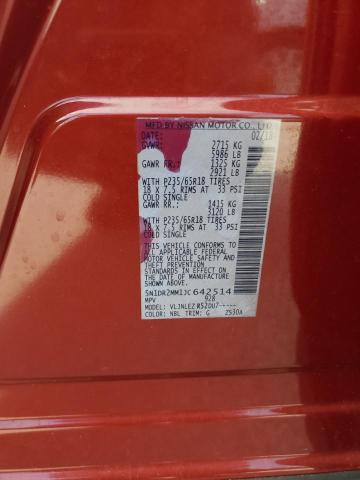 5N1DR2MM1JC642514 - 2018 NISSAN PATHFINDER S RED photo 13