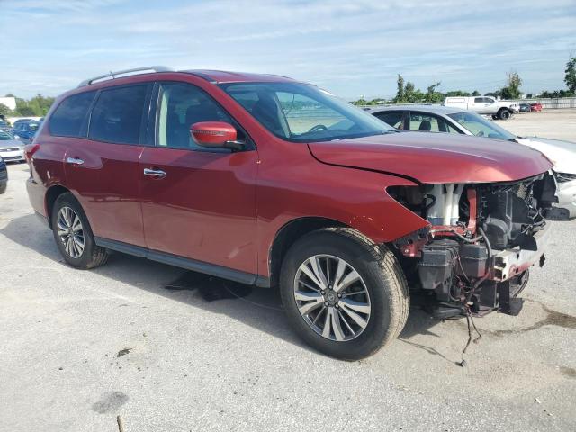 5N1DR2MM1JC642514 - 2018 NISSAN PATHFINDER S RED photo 4
