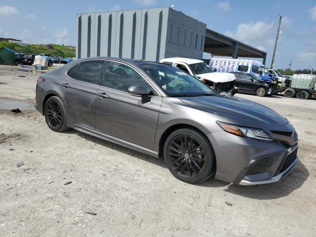 4T1K61AK1MU551433 - 2021 TOYOTA CAMRY XSE GRAY photo 4