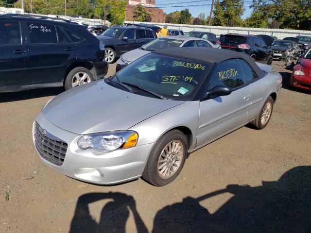 1C3EL55RX4N268908 - 2004 CHRYSLER SEBRING LXI SILVER photo 1