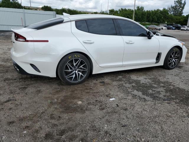 KNAE35LD6N6122050 - 2022 KIA STINGER GT LINE WHITE photo 3