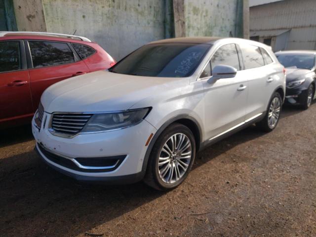 2LMTJ8LR1GBL46442 - 2016 LINCOLN MKX RESERVE WHITE photo 1