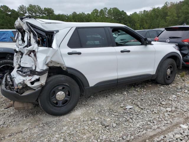 1FM5K8ABXMGA07562 - 2021 FORD EXPLORER POLICE INTERCEPTOR WHITE photo 3