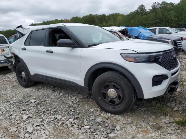 1FM5K8ABXMGA07562 - 2021 FORD EXPLORER POLICE INTERCEPTOR أبيض صورة 4