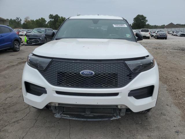 1FM5K8ABXMGA07562 - 2021 FORD EXPLORER POLICE INTERCEPTOR أبيض صورة 5