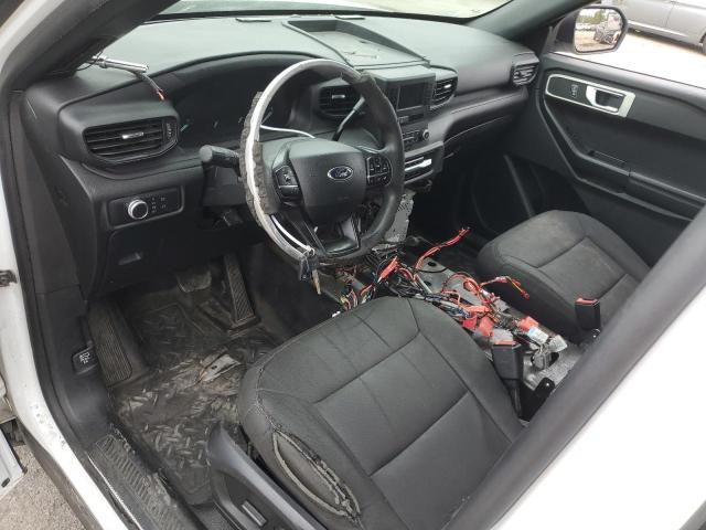 1FM5K8ABXMGA07562 - 2021 FORD EXPLORER POLICE INTERCEPTOR أبيض صورة 8