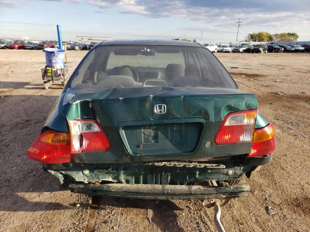 2HGEJ6610YH564732 - 2000 HONDA CIVIC BASE GREEN photo 6