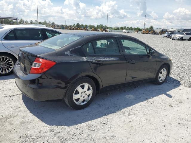 2HGFB2F51CH566365 - 2012 HONDA CIVIC LX BLACK photo 3