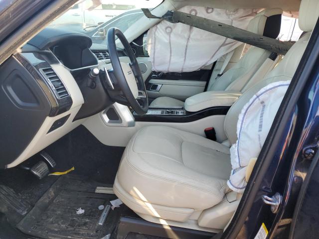 SALGV2SEXMA421592 - 2021 LAND ROVER RANGE ROVE AUTOBIOGRAPHY BLUE photo 7