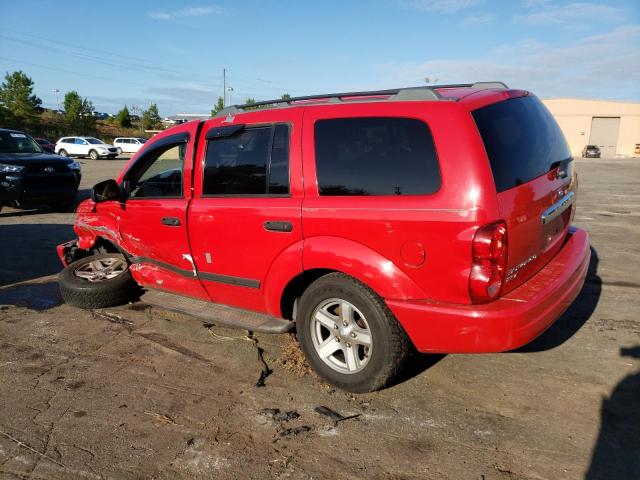 1D4HD48K66F147906 - 2006 DODGE DURANGO SLT RED photo 2