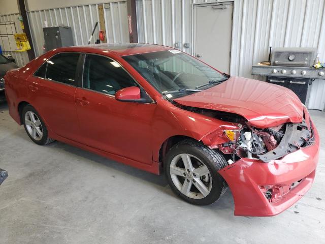 4T1BF1FK8DU677572 - 2013 TOYOTA CAMRY L RED photo 4