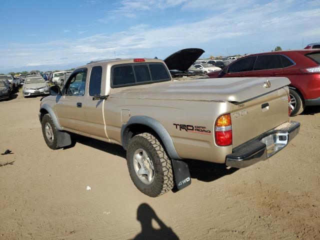 5TEWN72N22Z037387 - 2002 TOYOTA TACOMA XTRACAB GOLD photo 2