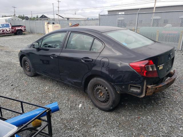 2HGFB2F4XCH049301 - 2012 HONDA CIVIC LX 黑色 照片 2