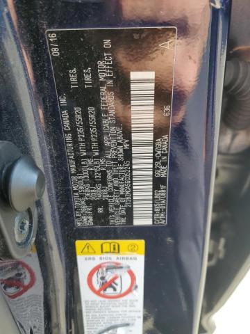 2T2BZMCA5GC052245 - 2016 LEXUS RX 350 BASE BLUE photo 13