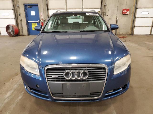 WAUKF98E36A218123 - 2006 AUDI A4 2.0T AVANT QUATTRO BLUE photo 5