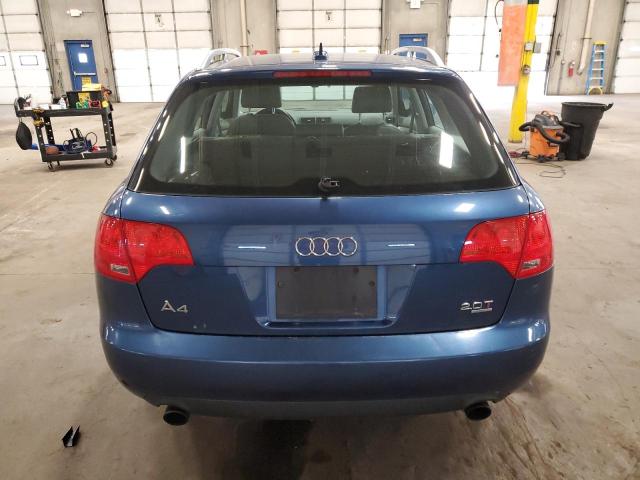 WAUKF98E36A218123 - 2006 AUDI A4 2.0T AVANT QUATTRO BLUE photo 6